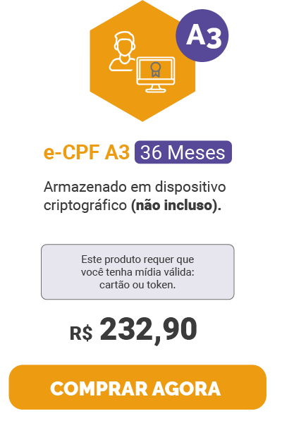 e-CPF A3 36 Meses