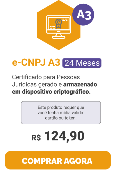 e-CNPJ A3 24 Meses – Associado